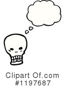 Skull Clipart #1197687 by lineartestpilot