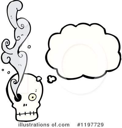 Royalty-Free (RF) Skull Clipart Illustration by lineartestpilot - Stock Sample #1197729