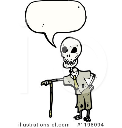Royalty-Free (RF) Skull Clipart Illustration by lineartestpilot - Stock Sample #1198094