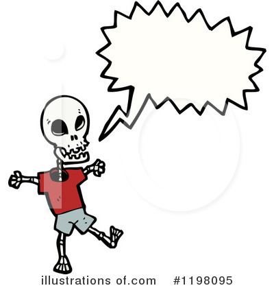 Royalty-Free (RF) Skull Clipart Illustration by lineartestpilot - Stock Sample #1198095