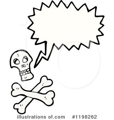 Royalty-Free (RF) Skull Clipart Illustration by lineartestpilot - Stock Sample #1198262