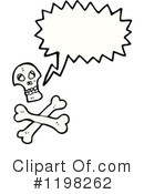 Skull Clipart #1198262 by lineartestpilot