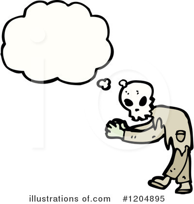 Royalty-Free (RF) Skull Clipart Illustration by lineartestpilot - Stock Sample #1204895