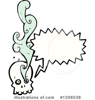 Royalty-Free (RF) Skull Clipart Illustration by lineartestpilot - Stock Sample #1206538