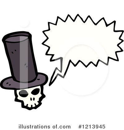 Royalty-Free (RF) Skull Clipart Illustration by lineartestpilot - Stock Sample #1213945