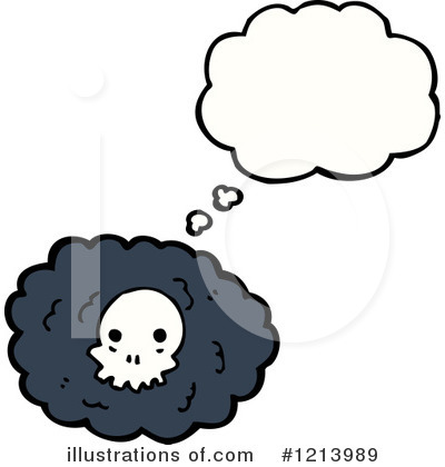 Royalty-Free (RF) Skull Clipart Illustration by lineartestpilot - Stock Sample #1213989
