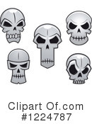 Skull Clipart #1224787 by Vector Tradition SM