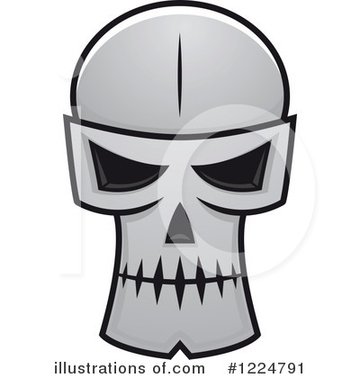 Royalty-Free (RF) Skull Clipart Illustration by Vector Tradition SM - Stock Sample #1224791