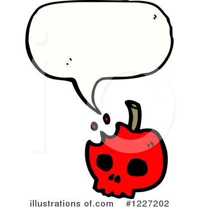 Royalty-Free (RF) Skull Clipart Illustration by lineartestpilot - Stock Sample #1227202