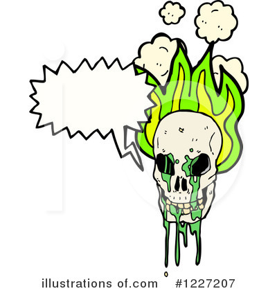 Royalty-Free (RF) Skull Clipart Illustration by lineartestpilot - Stock Sample #1227207