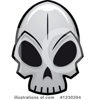 Royalty-Free (RF) Skull Clipart Illustration by Vector Tradition SM - Stock Sample #1230394