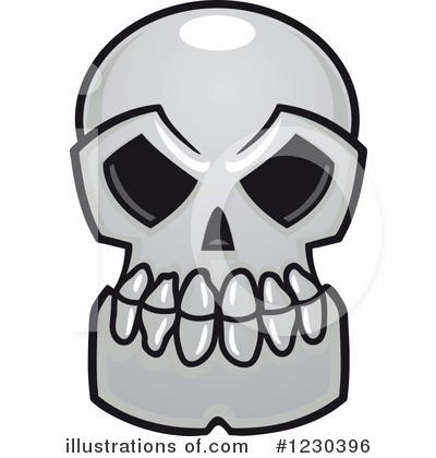Monster Skull Clipart #1230396 by Vector Tradition SM