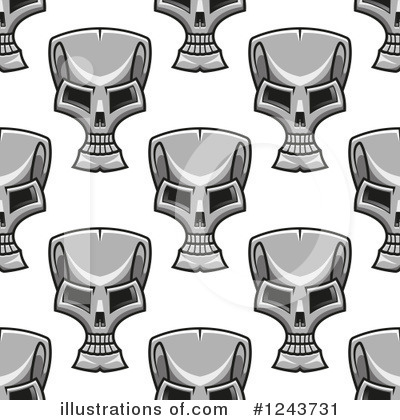 Royalty-Free (RF) Skull Clipart Illustration by Vector Tradition SM - Stock Sample #1243731
