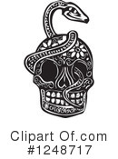 Skull Clipart #1248717 by xunantunich
