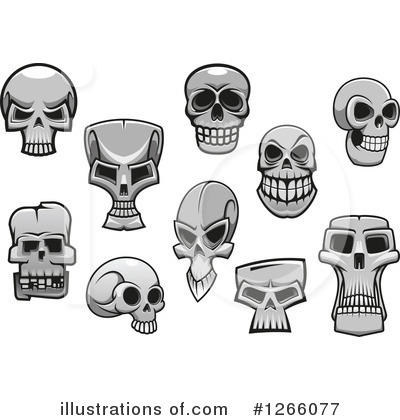 Monster Skull Clipart #1266077 by Vector Tradition SM