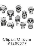Skull Clipart #1266077 by Vector Tradition SM