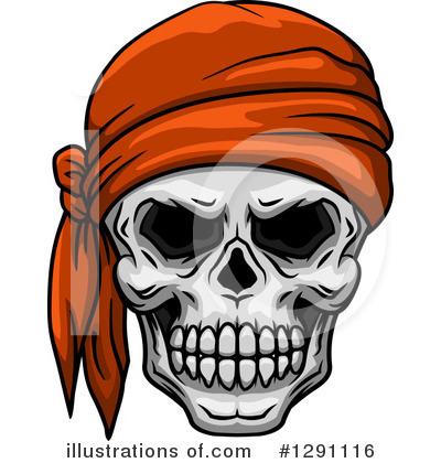 Royalty-Free (RF) Skull Clipart Illustration by Vector Tradition SM - Stock Sample #1291116