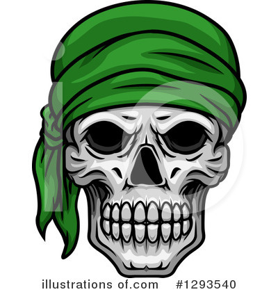 Royalty-Free (RF) Skull Clipart Illustration by Vector Tradition SM - Stock Sample #1293540