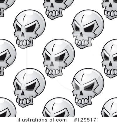 Royalty-Free (RF) Skull Clipart Illustration by Vector Tradition SM - Stock Sample #1295171