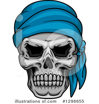 Royalty-Free (RF) Skull Clipart Illustration by Vector Tradition SM - Stock Sample #1296655