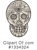 Skull Clipart #1334324 by patrimonio