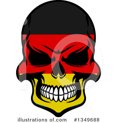 Royalty-Free (RF) Skull Clipart Illustration by Vector Tradition SM - Stock Sample #1349688