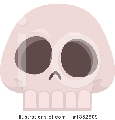 Skull Clipart #1352809 by BNP Design Studio