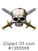 Skull Clipart #1355566 by AtStockIllustration