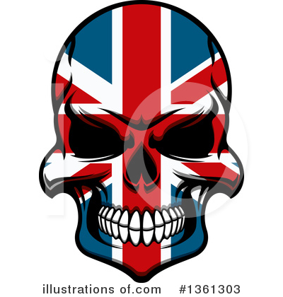 Royalty-Free (RF) Skull Clipart Illustration by Vector Tradition SM - Stock Sample #1361303