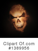 Skull Clipart #1389956 by KJ Pargeter