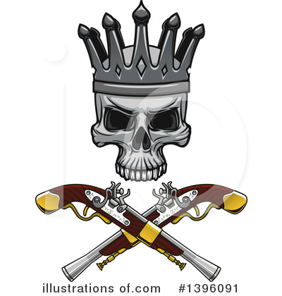 Royalty-Free (RF) Skull Clipart Illustration by Vector Tradition SM - Stock Sample #1396091