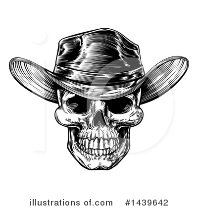 Royalty-Free (RF) Skull Clipart Illustration by AtStockIllustration - Stock Sample #1439642