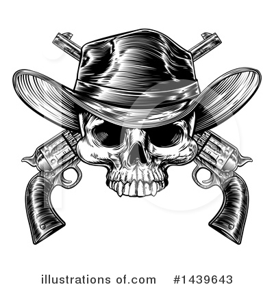 Royalty-Free (RF) Skull Clipart Illustration by AtStockIllustration - Stock Sample #1439643