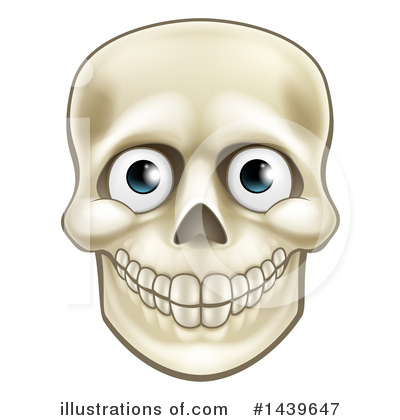 Royalty-Free (RF) Skull Clipart Illustration by AtStockIllustration - Stock Sample #1439647