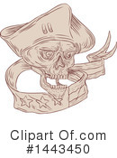 Skull Clipart #1443450 by patrimonio