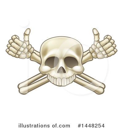 Royalty-Free (RF) Skull Clipart Illustration by AtStockIllustration - Stock Sample #1448254
