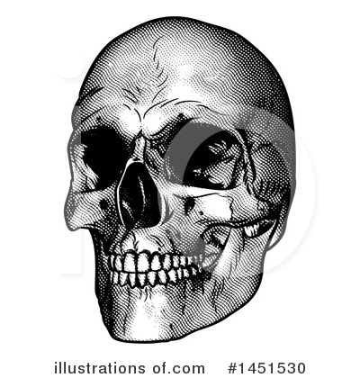 Royalty-Free (RF) Skull Clipart Illustration by AtStockIllustration - Stock Sample #1451530