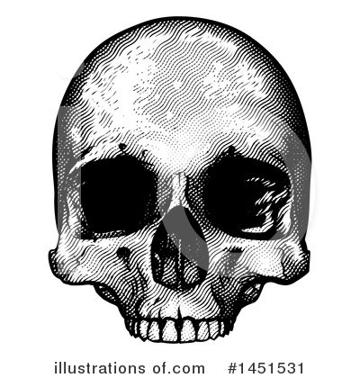 Royalty-Free (RF) Skull Clipart Illustration by AtStockIllustration - Stock Sample #1451531