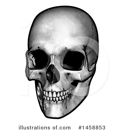 Royalty-Free (RF) Skull Clipart Illustration by AtStockIllustration - Stock Sample #1458853