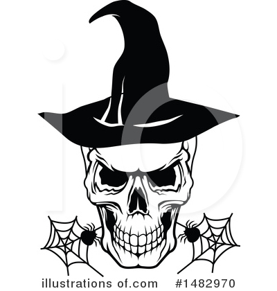 Royalty-Free (RF) Skull Clipart Illustration by Vector Tradition SM - Stock Sample #1482970
