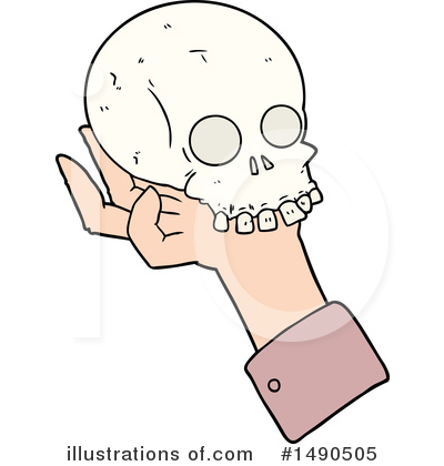Royalty-Free (RF) Skull Clipart Illustration by lineartestpilot - Stock Sample #1490505
