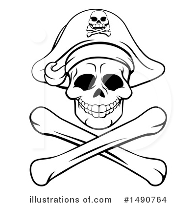 Royalty-Free (RF) Skull Clipart Illustration by AtStockIllustration - Stock Sample #1490764