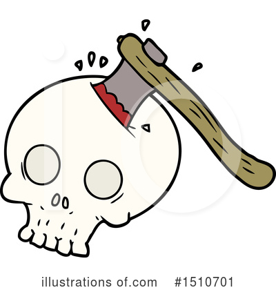 Royalty-Free (RF) Skull Clipart Illustration by lineartestpilot - Stock Sample #1510701