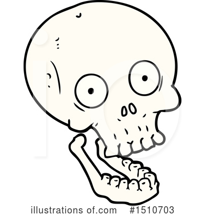 Royalty-Free (RF) Skull Clipart Illustration by lineartestpilot - Stock Sample #1510703