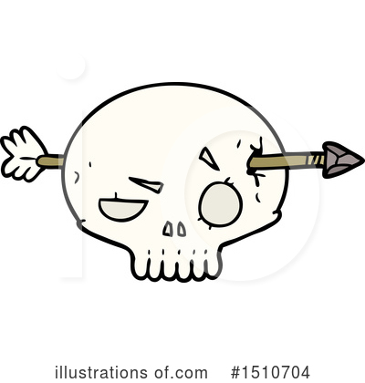 Royalty-Free (RF) Skull Clipart Illustration by lineartestpilot - Stock Sample #1510704