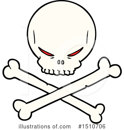 Skull And Crossbones Clipart #1510706 by lineartestpilot