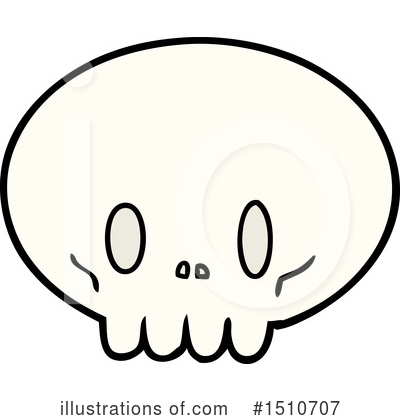 Royalty-Free (RF) Skull Clipart Illustration by lineartestpilot - Stock Sample #1510707
