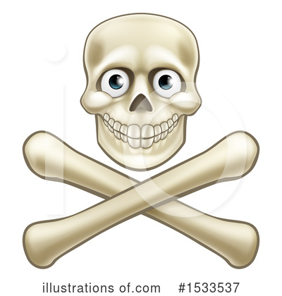 Royalty-Free (RF) Skull Clipart Illustration by AtStockIllustration - Stock Sample #1533537