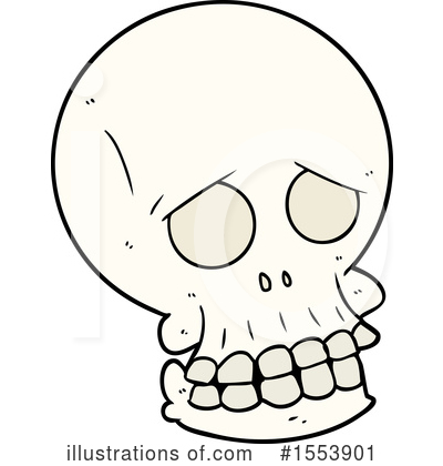 Royalty-Free (RF) Skull Clipart Illustration by lineartestpilot - Stock Sample #1553901
