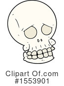 Skull Clipart #1553901 by lineartestpilot